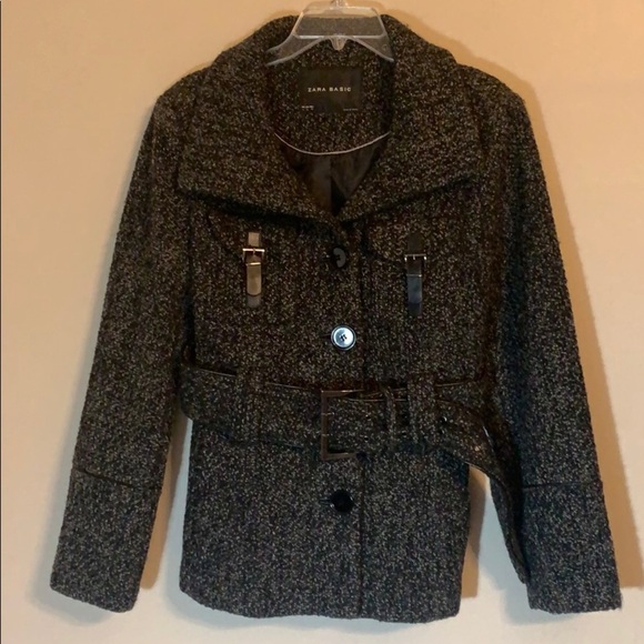 Zara Tweed Coat - Picture 1 of 5